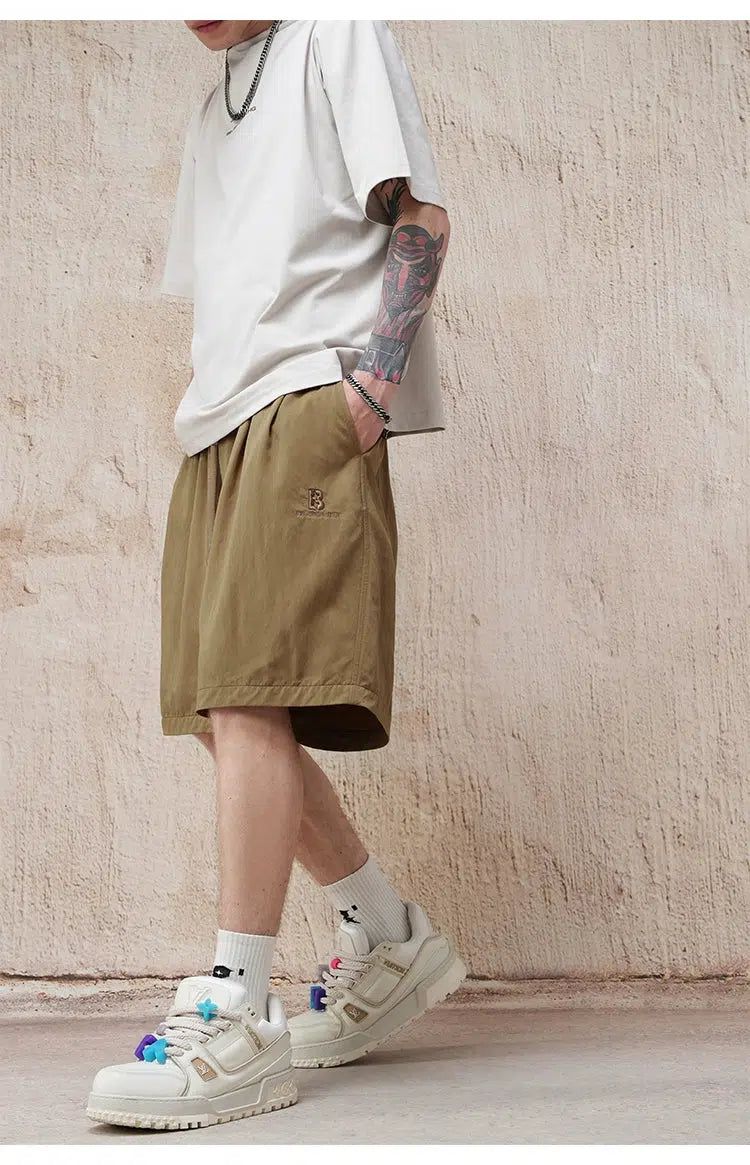 Side Pocket Drawstring Shorts Korean Street Fashion Shorts By BE Just Hug Shop Online at OH Vault