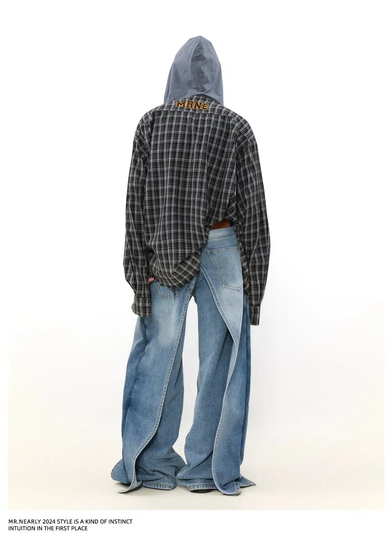 Washed Reversible Style Jeans Korean Street Fashion Jeans By Mr Nearly Shop Online at OH Vault