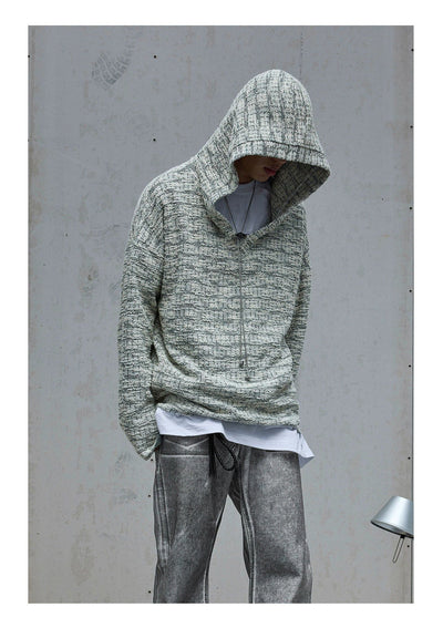 Casual Tweed Hoodie Korean Street Fashion Hoodie By Terra Incognita Shop Online at OH Vault