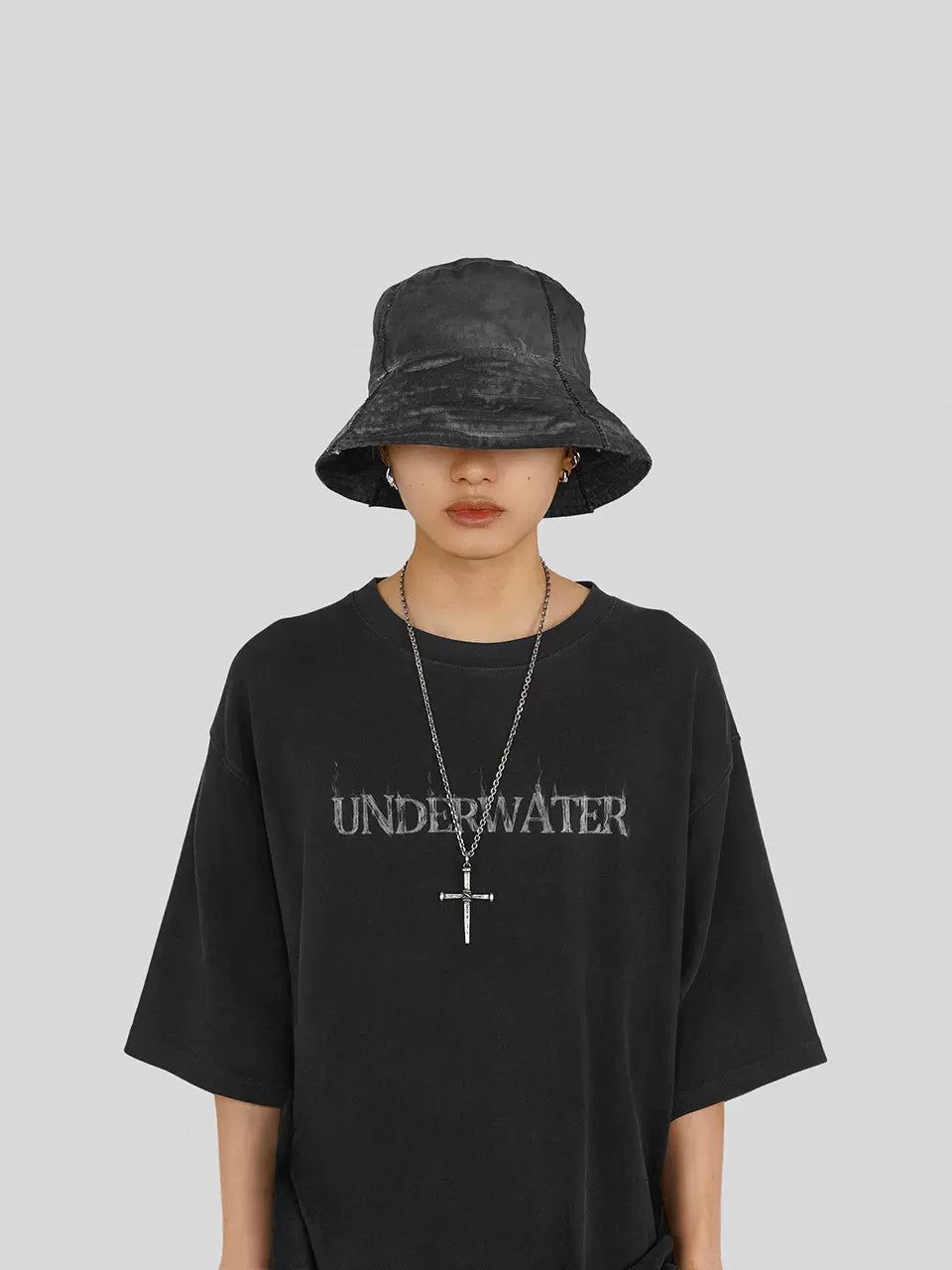 Grunge Style Bucket Hat Korean Street Fashion Hat By Underwater Shop Online at OH Vault