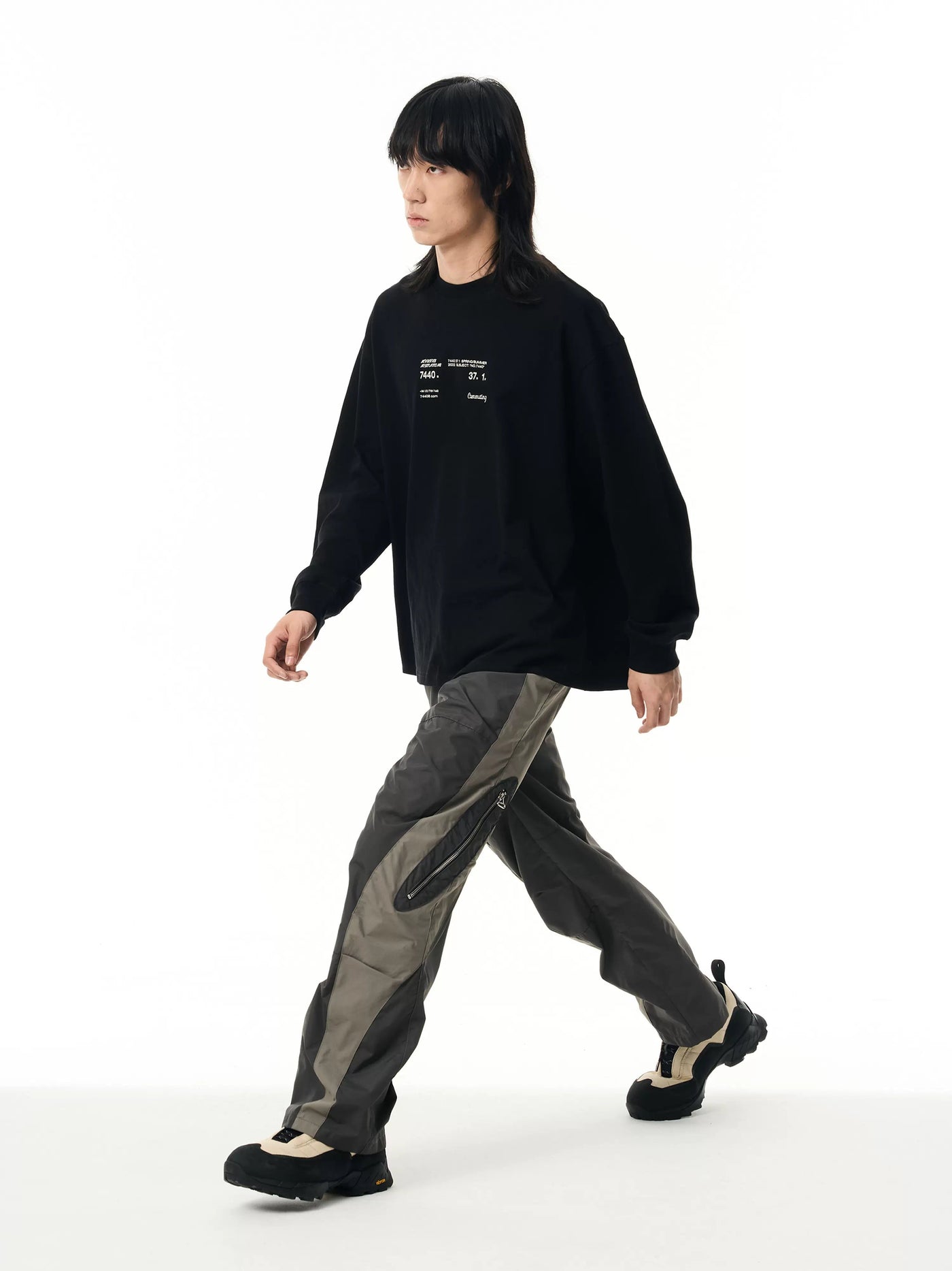 Spliced & Structured Workwear Pants Korean Street Fashion Pants By 7440 37 1 Shop Online at OH Vault