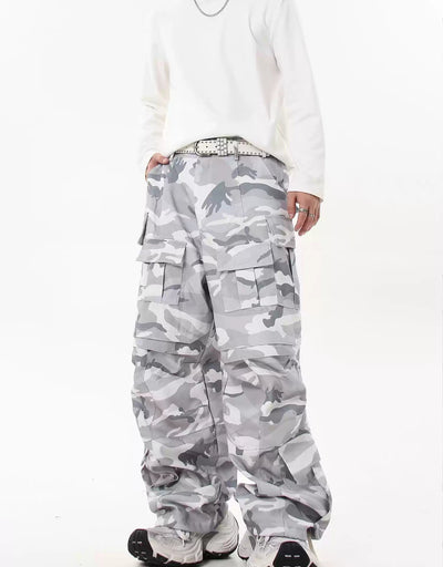 Multi-Pocket Camouflage Pants Korean Street Fashion Pants By Blacklists Shop Online at OH Vault