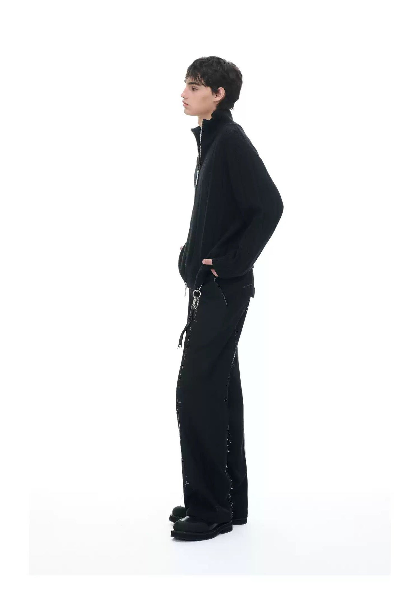 Raw Thread Lines Pants Korean Street Fashion Pants By Terra Incognita Shop Online at OH Vault