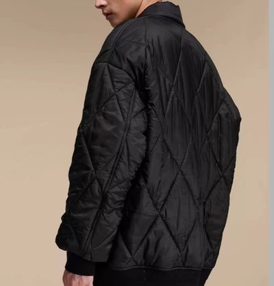 Quilted Bomber Puffer Jacket Korean Street Fashion Jacket By Opicloth Shop Online at OH Vault