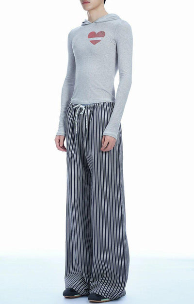 Drawstring Adjustable Striped Pants Korean Street Fashion Pants By ETERNITY ITA Shop Online at OH Vault