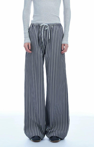 Drawstring Adjustable Striped Pants Korean Street Fashion Pants By ETERNITY ITA Shop Online at OH Vault