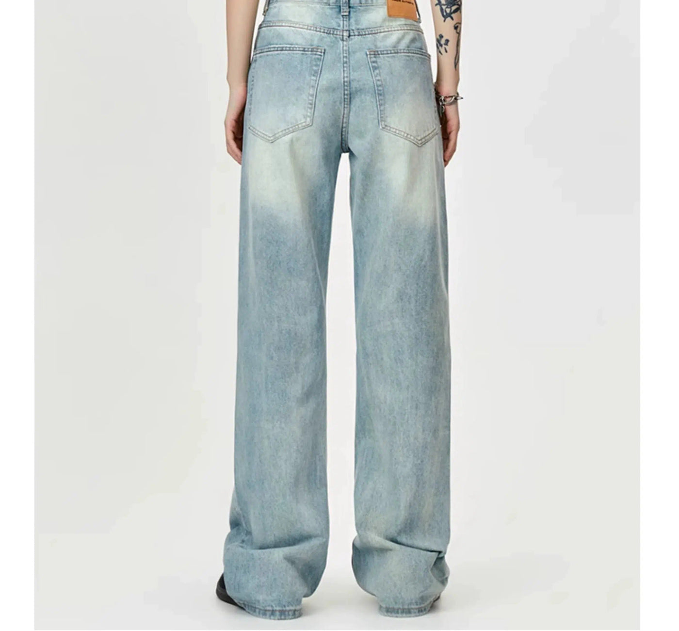 Faded Ripped Knee Jeans Korean Street Fashion Jeans By Made Extreme Shop Online at OH Vault