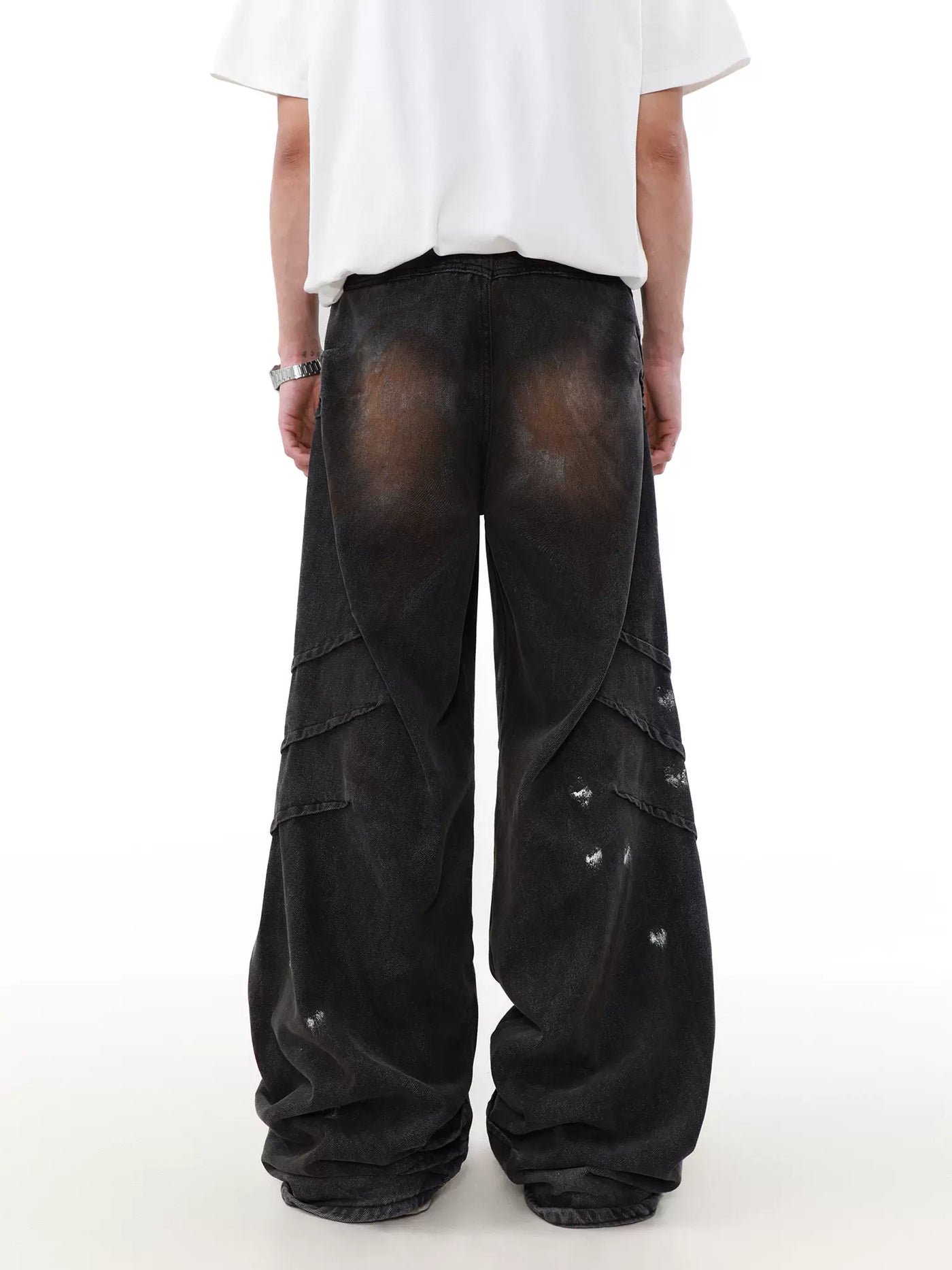 Side Blade Seams Jeans Korean Street Fashion Jeans By Mr Nearly Shop Online at OH Vault