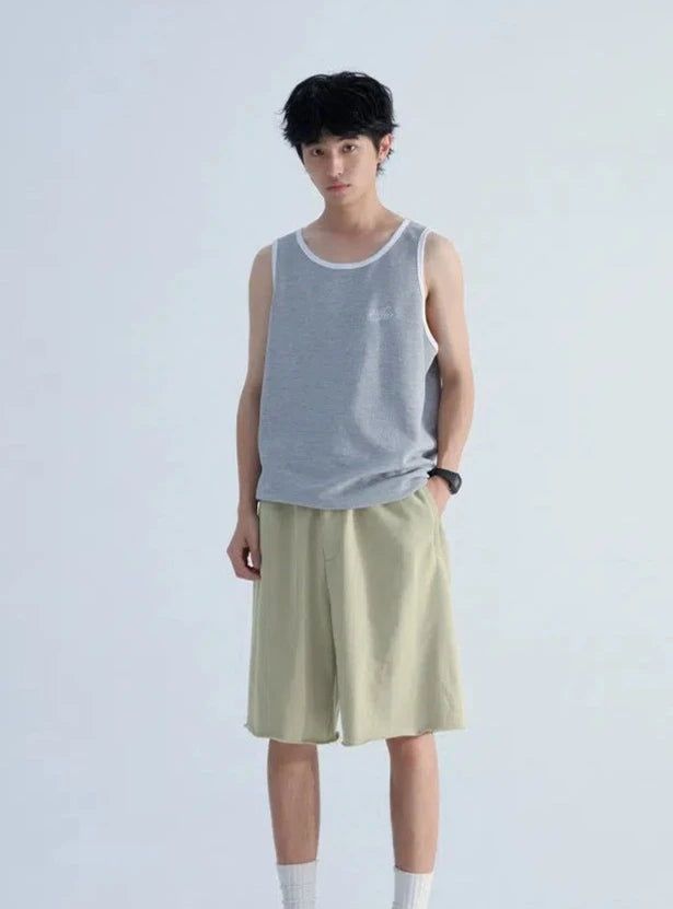 Raw Cut Comfty Shorts Korean Street Fashion Shorts By Mentmate Shop Online at OH Vault