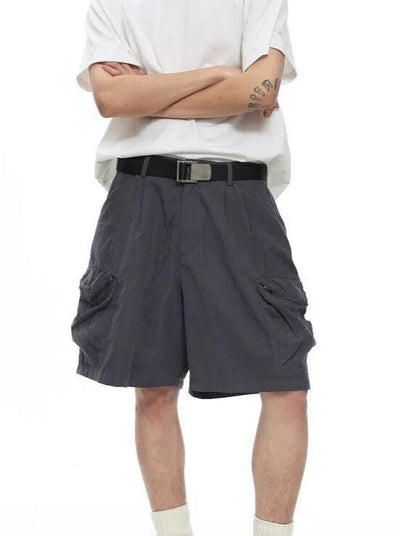 Quick Dry Zipped Pocket Shorts Korean Street Fashion Shorts By Roaring Wild Shop Online at OH Vault