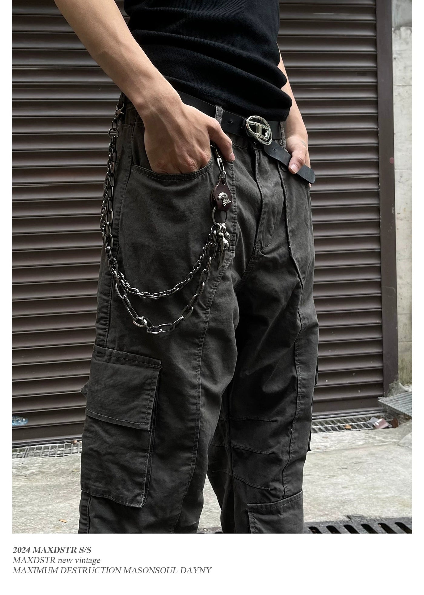 Heavy Multi-Pocket Cargo Pants Korean Street Fashion Pants By MaxDstr Shop Online at OH Vault
