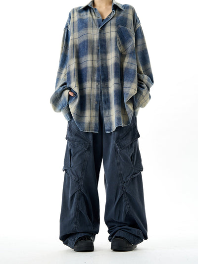 Baggy Pleats Cargo Pants Korean Street Fashion Pants By MaxDstr Shop Online at OH Vault