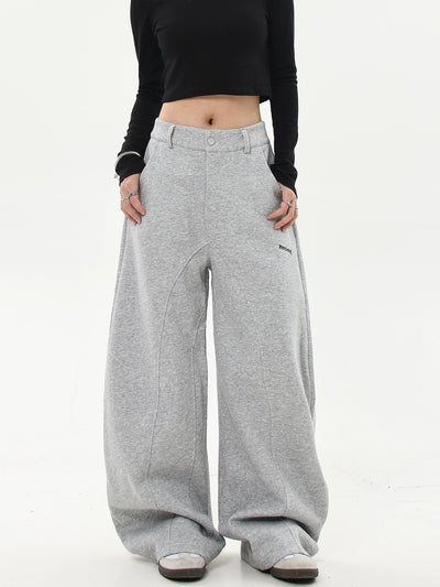 Plain Casual Fit Scimitar Pants Korean Street Fashion Pants By Blacklists Shop Online at OH Vault