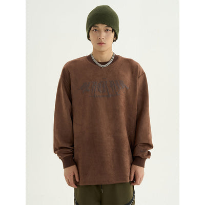 Blackair Old English Crewneck Korean Street Fashion Crewneck By 77Flight Shop Online at OH Vault