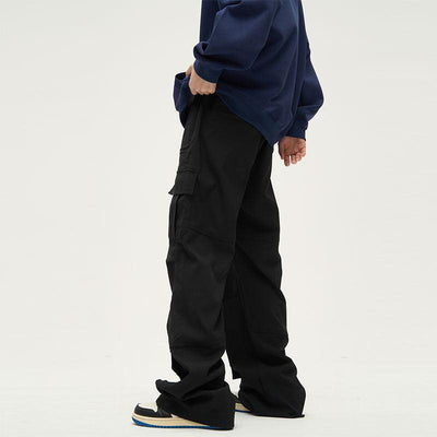 Clean Casual Cargo Pants Korean Street Fashion Pants By 77Flight Shop Online at OH Vault