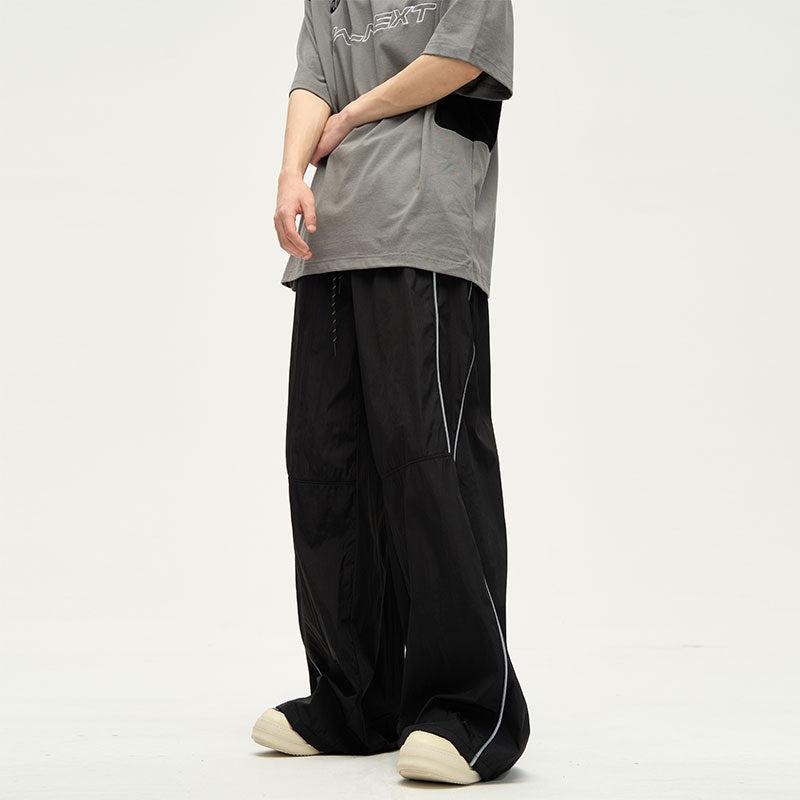 Loose Track Pants Korean Street Fashion Pants By 77Flight Shop Online at OH Vault