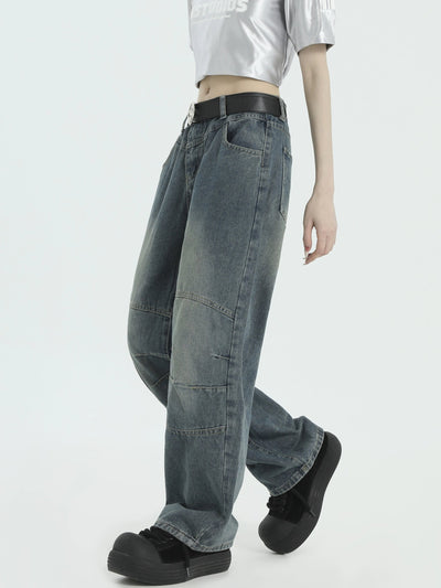 Seam Lines Comfty Jeans Korean Street Fashion Jeans By INS Korea Shop Online at OH Vault