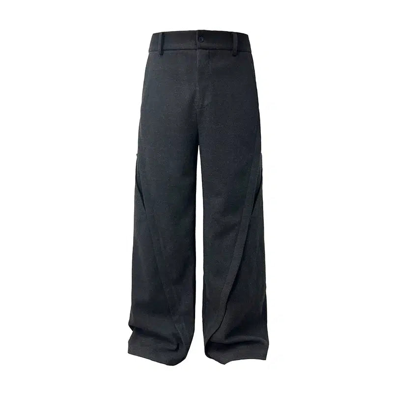 Essential Side Cut Loose Fit Pants Korean Street Fashion Pants By JCaesar Shop Online at OH Vault