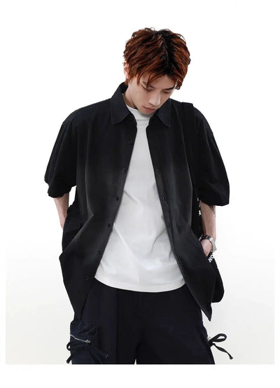 Basic Gradient Washed Shirt Korean Street Fashion Shirt By Mr Nearly Shop Online at OH Vault