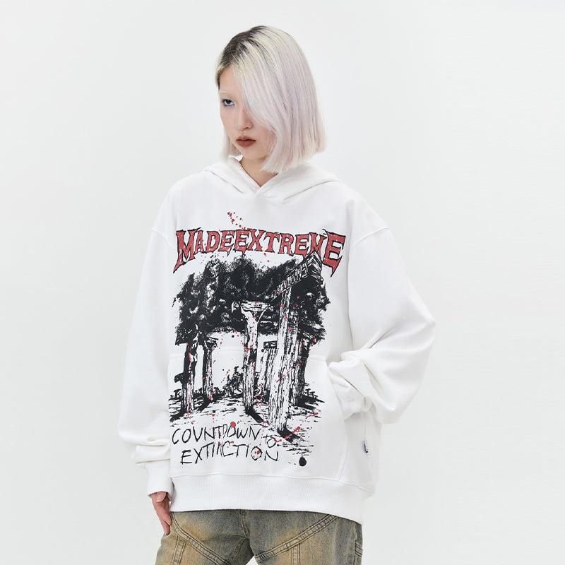 Countdown To Extinction Graphic Hoodie Korean Street Fashion Hoodie By Made Extreme Shop Online at OH Vault