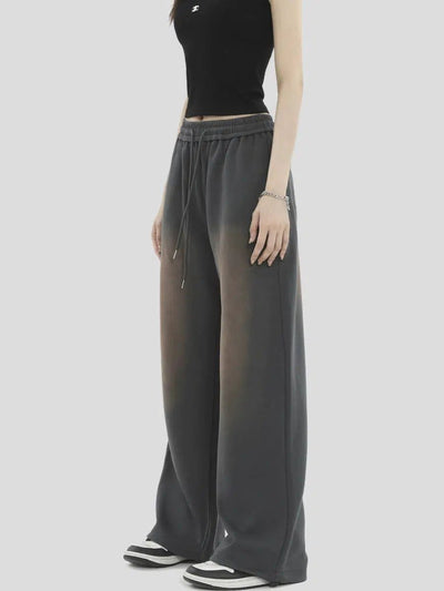 Thigh Fade Comfty Sweatpants Korean Street Fashion Pants By INS Korea Shop Online at OH Vault