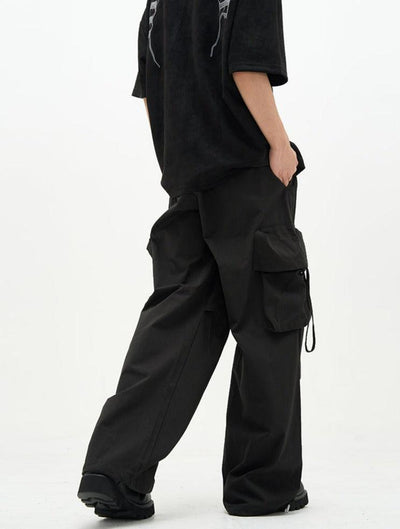 Multi Pocket Parachute Pants Korean Street Fashion Pants By 77Flight Shop Online at OH Vault