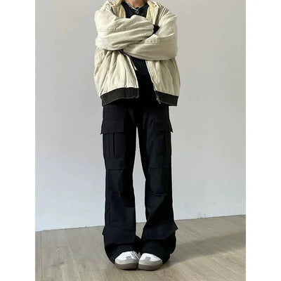 Multi Flap Pocket Cargo Pants Korean Street Fashion Pants By Made Extreme Shop Online at OH Vault