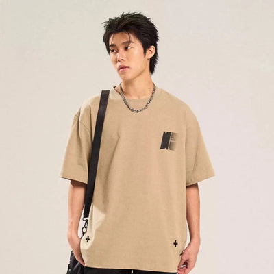 Subtle Fade Logo T-Shirt Korean Street Fashion T-Shirt By New Start Shop Online at OH Vault