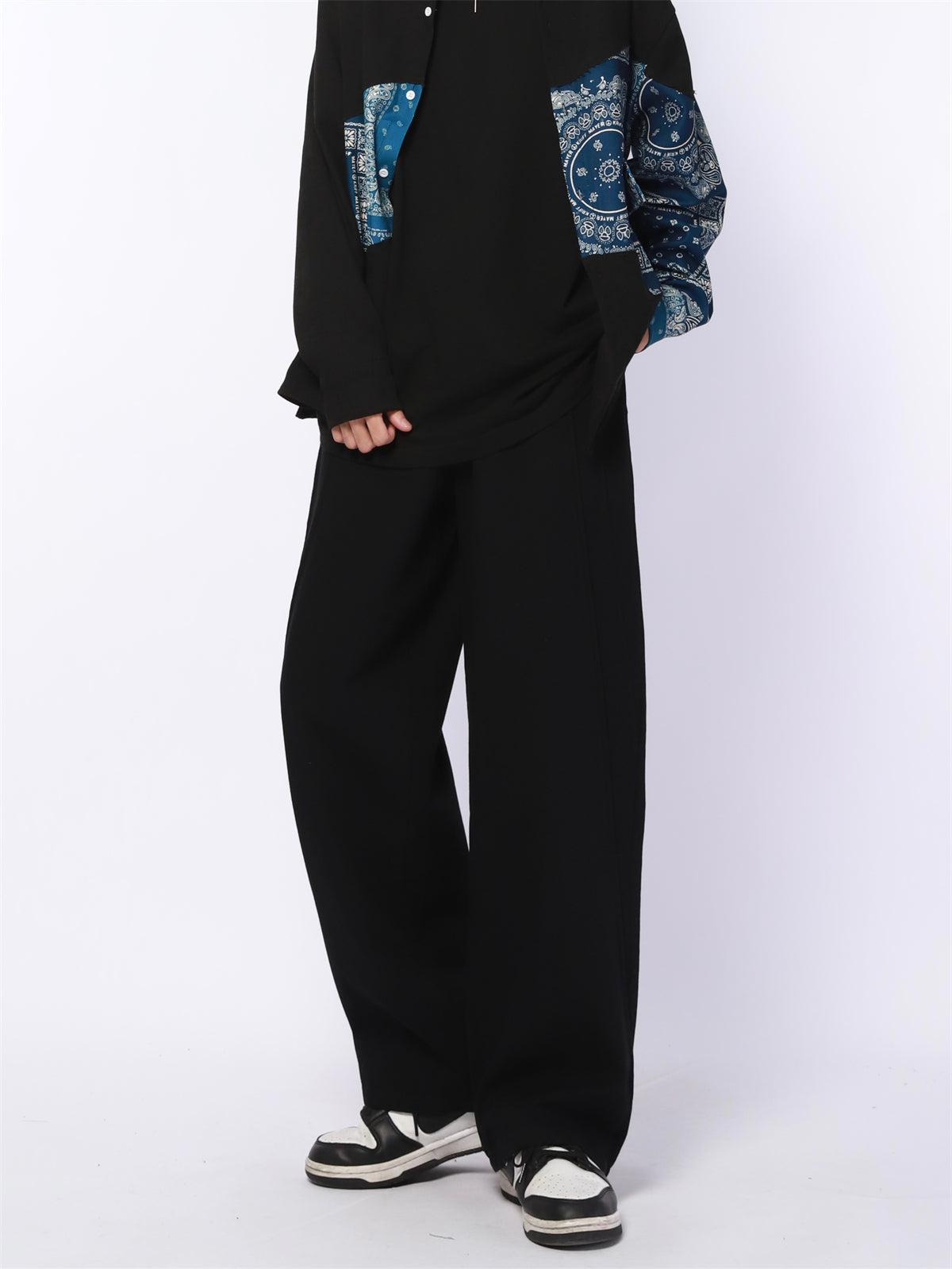 Side Seam Straight Cut Pants Korean Street Fashion Pants By Made Extreme Shop Online at OH Vault