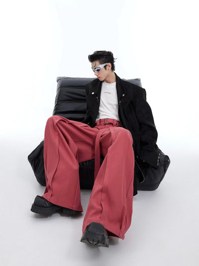 Long Cloth Belt Pants Korean Street Fashion Pants By Argue Culture Shop Online at OH Vault