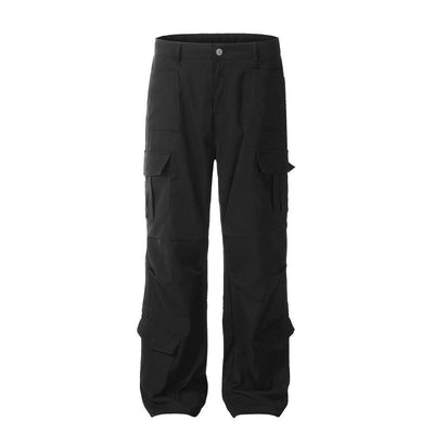 Casual Straight Fit Cargo Pants Korean Street Fashion Pants By Mr Nearly Shop Online at OH Vault