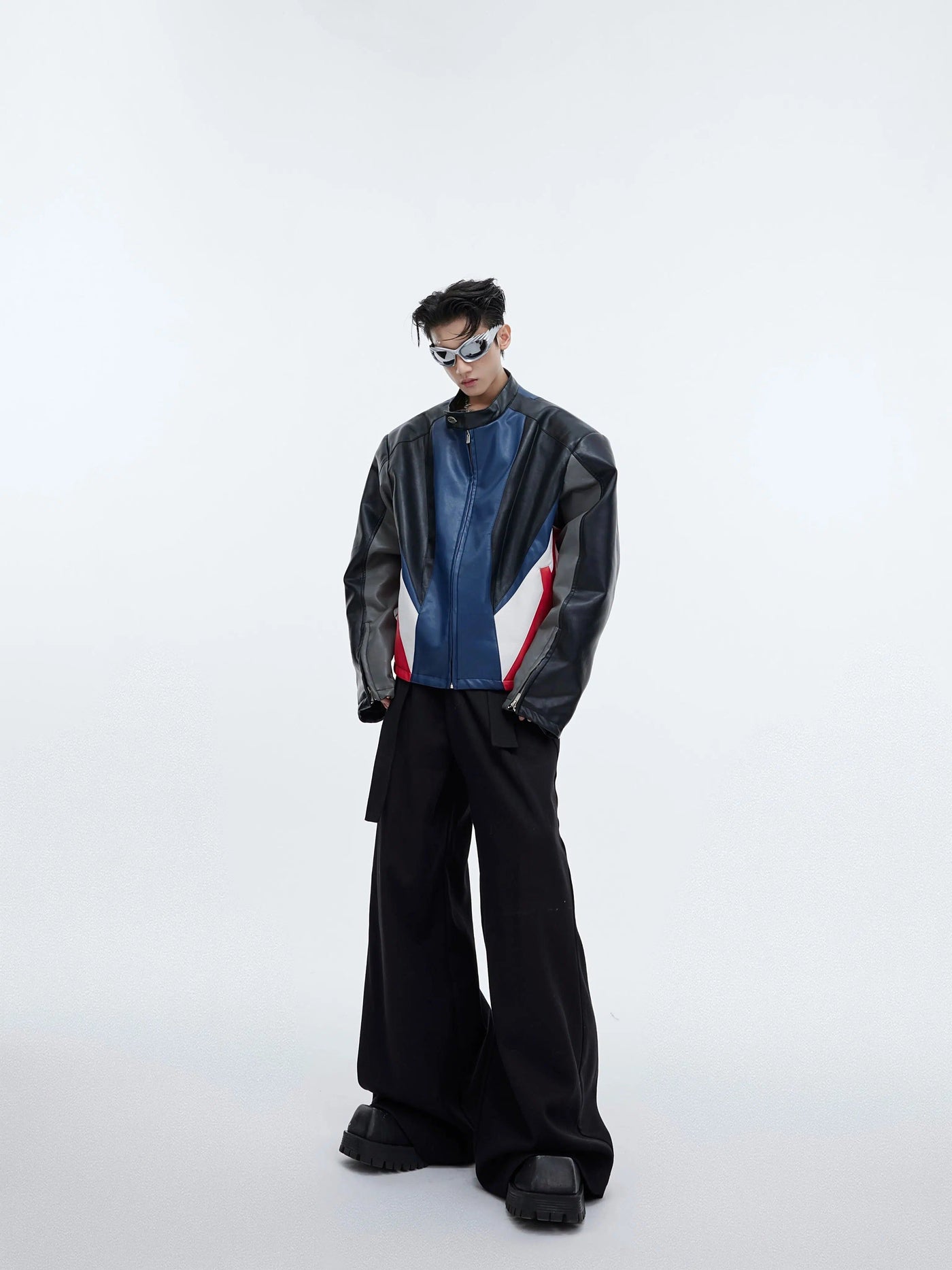 Heavyweight Wide Leg Cut Pants Korean Street Fashion Pants By Argue Culture Shop Online at OH Vault