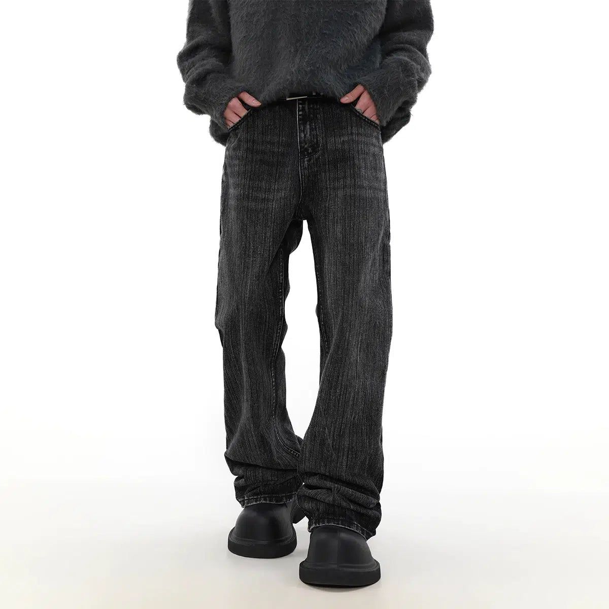 Workwear Lined Jeans Korean Street Fashion Jeans By Mr Nearly Shop Online at OH Vault