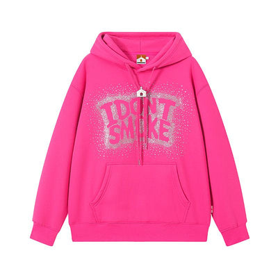 Gradient Diamond Logo Hoodie Korean Street Fashion Hoodie By Donsmoke Shop Online at OH Vault