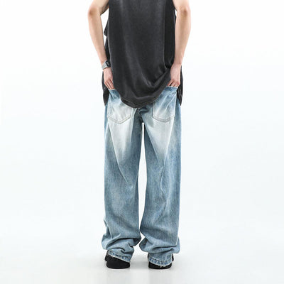 Washed Frayed Cut Out Jeans Korean Street Fashion Jeans By Mr Nearly Shop Online at OH Vault