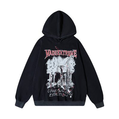 Countdown To Extinction Graphic Hoodie Korean Street Fashion Hoodie By Made Extreme Shop Online at OH Vault