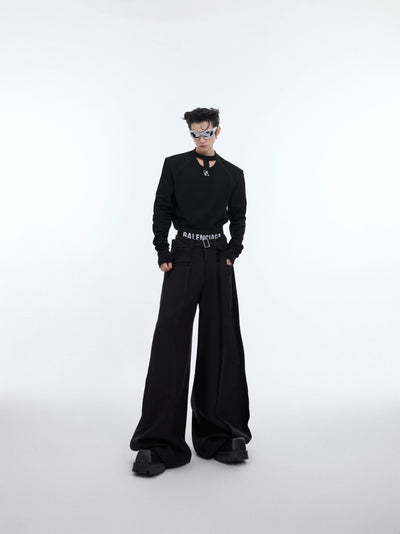 Long Cloth Belt Pants Korean Street Fashion Pants By Argue Culture Shop Online at OH Vault