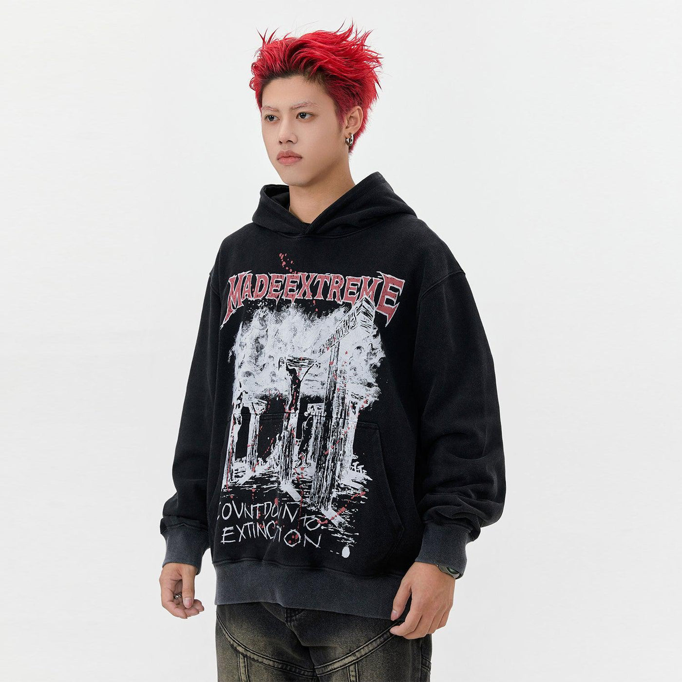 Countdown To Extinction Graphic Hoodie Korean Street Fashion Hoodie By Made Extreme Shop Online at OH Vault