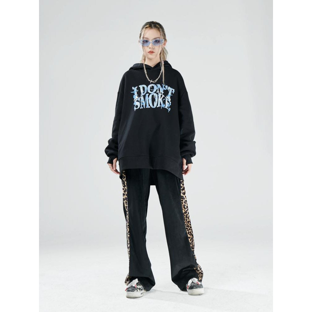 Blue Aura Logo Hoodie Korean Street Fashion Hoodie By Donsmoke Shop Online at OH Vault