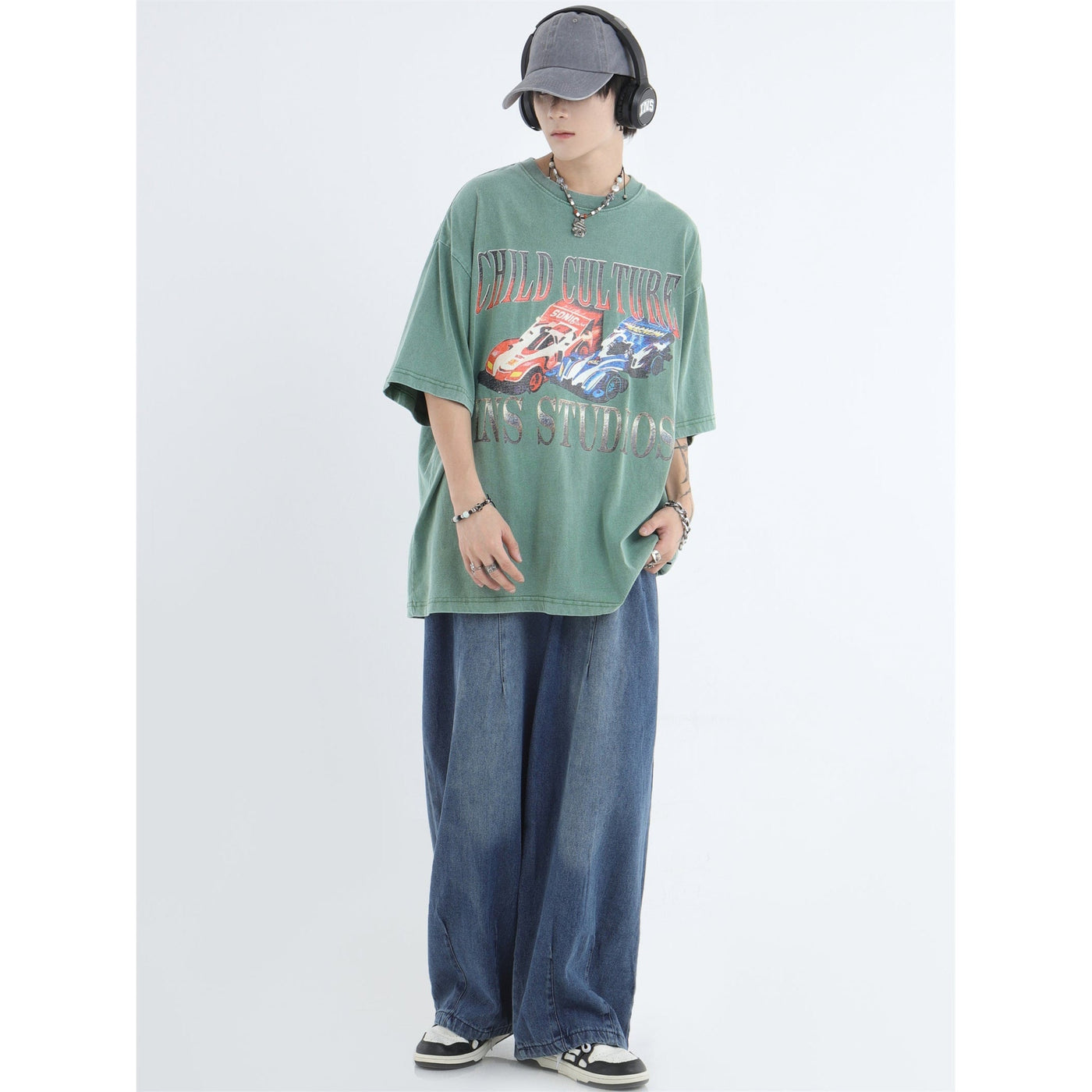 Drawstring Waist Jeans Korean Street Fashion Jeans By INS Korea Shop Online at OH Vault