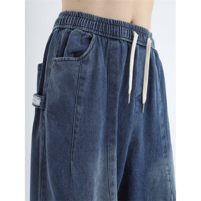 Drawstring Waist Jeans Korean Street Fashion Jeans By INS Korea Shop Online at OH Vault