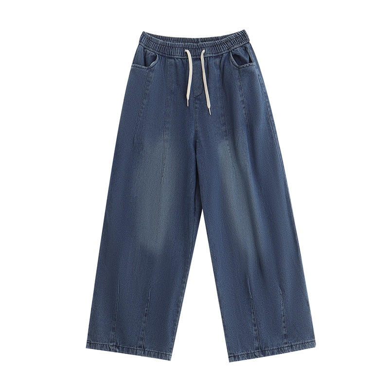 Drawstring Waist Jeans Korean Street Fashion Jeans By INS Korea Shop Online at OH Vault