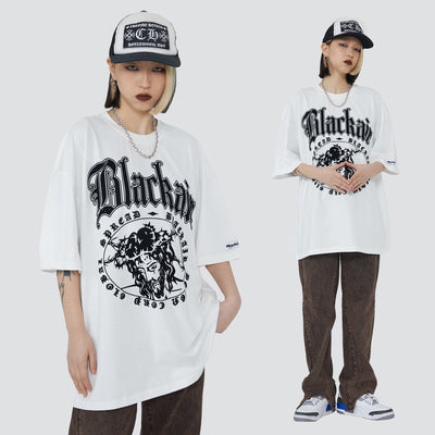 Calligraphy Drawing T-Shirt Korean Street Fashion T-Shirt By Made Extreme Shop Online at OH Vault