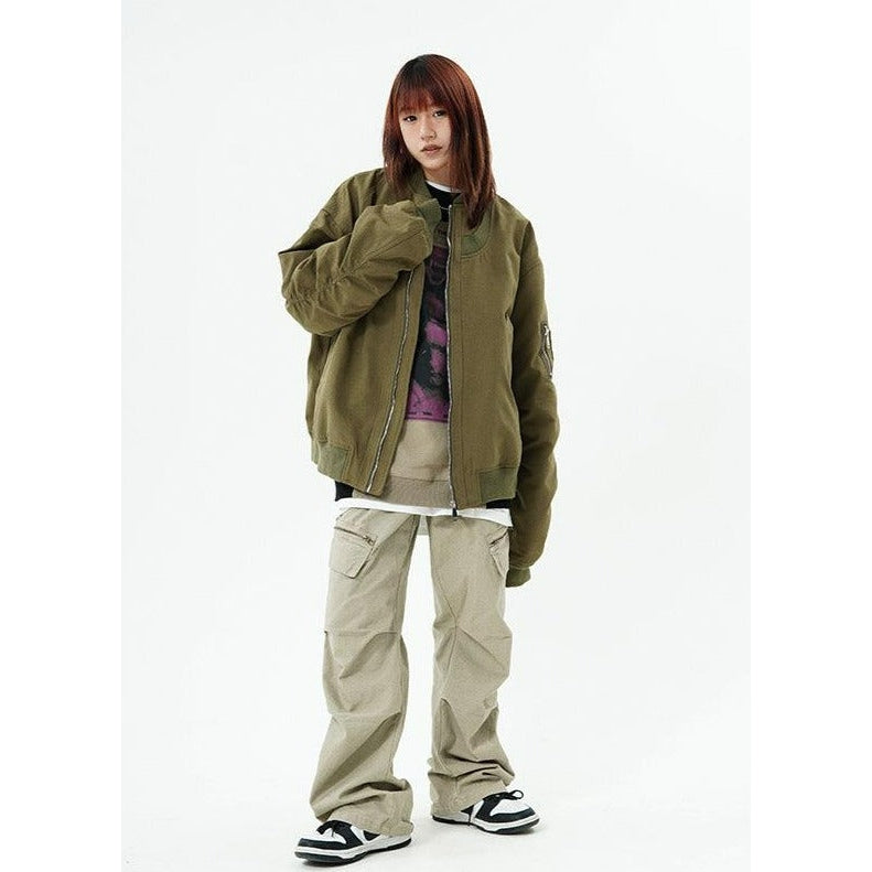 Classic Zip-Up Jacket Korean Street Fashion Jacket By Made Extreme Shop Online at OH Vault