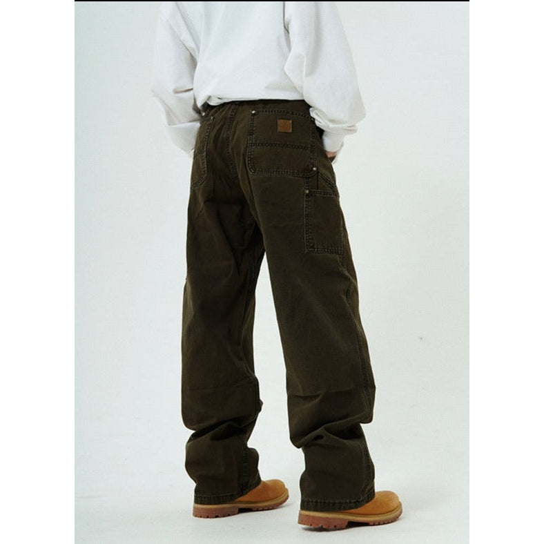 Flared Leg Cargo Pants Korean Street Fashion Pants By Made Extreme Shop Online at OH Vault