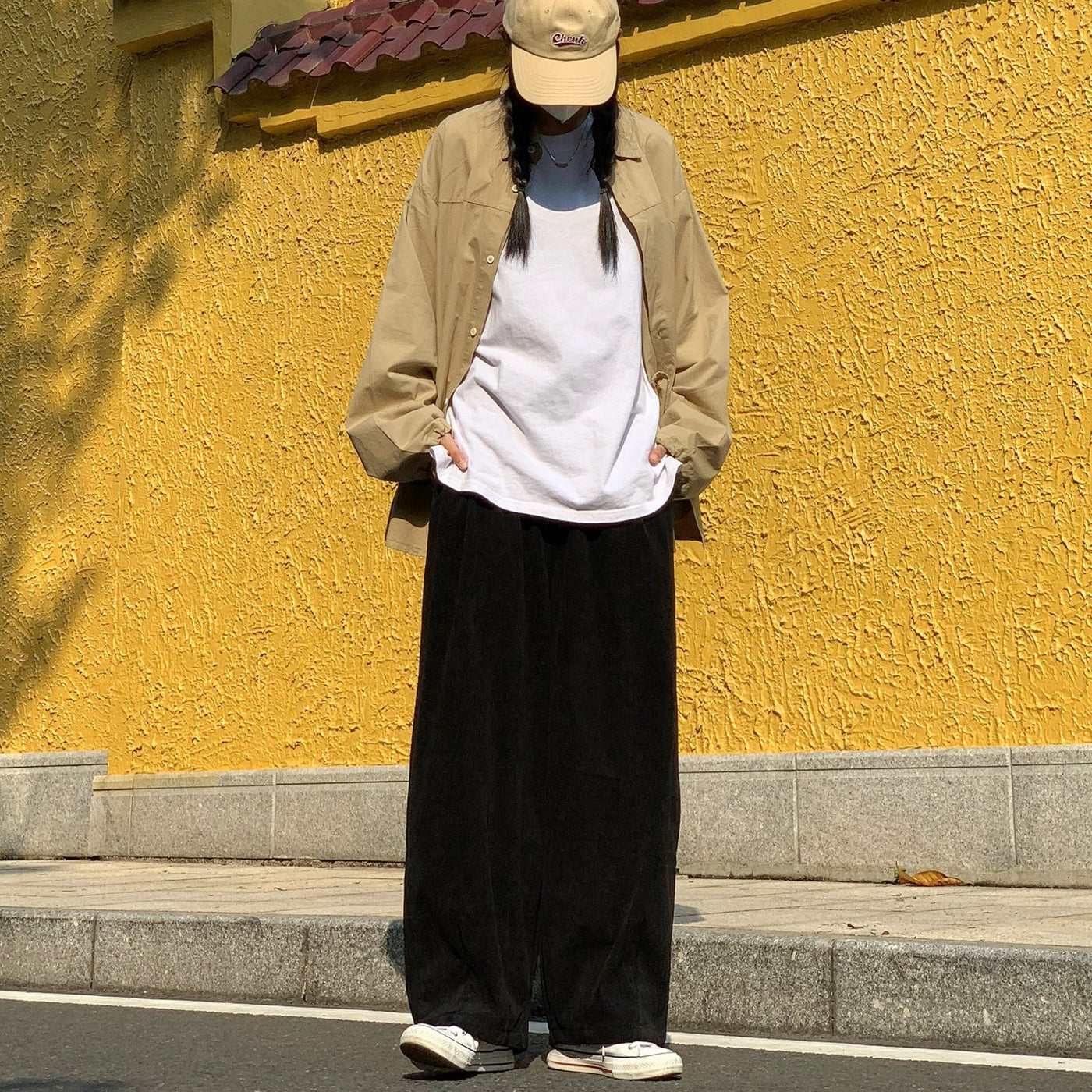 Loose Corduroy Pants Korean Street Fashion Pants By Made Extreme Shop Online at OH Vault