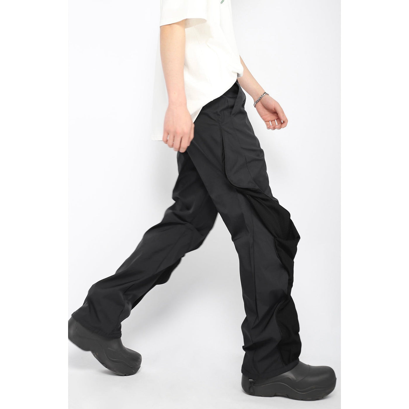 Bunched Detail Cargo Pants Korean Street Fashion Pants By Poikilotherm Shop Online at OH Vault