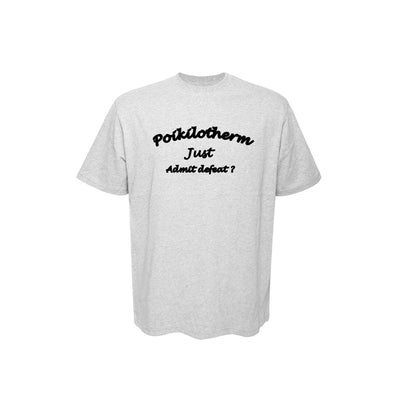 Cursive Logo T-Shirt Korean Street Fashion T-Shirt By Poikilotherm Shop Online at OH Vault