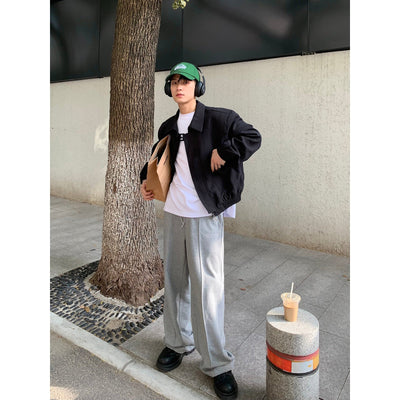 Regular Fit Jacket Korean Street Fashion Jacket By Poikilotherm Shop Online at OH Vault